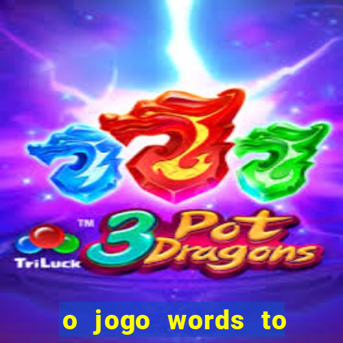 o jogo words to win paga mesmo